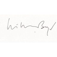 William Boyd Book Author Hand Signed Autograph Card
