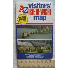 1995 Geographers A-Z Visitors' Map of the Isle of Wight. Full colour with index