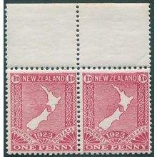 New Zealand 1923 1d carmine SG460 MNH pair