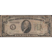1934 A USA Banknote 10 Dollars
