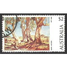 AUSTRALIA 1974: PAINTING DEFINITIVES - $2 RED GUMS - HEYSEN USED (G5)