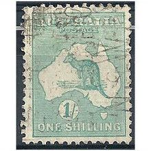 Australia 1929 SG109 1s Blue-Green Fine.Used.