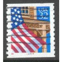 Used 2913 32c U.S. Flag Over Porch Fine CNS 44444 W1174