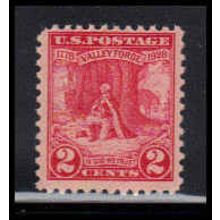 645 2c Valley Forge Just Clears MNH O1071