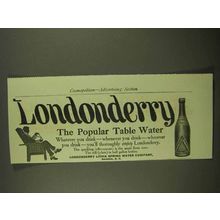 1909 Londonderry Lithia Spring Water Ad - Popular