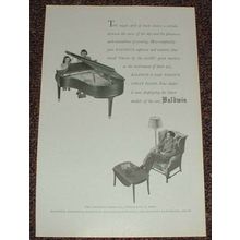 1947 Baldwin Grand Piano Ad, Magic Spell of Music!!