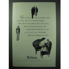 1947 Baldwin Piano Ad - Good Friends