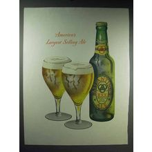 1947 Ballantine's Ale Ad - America's Largest Selling