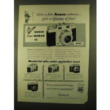 1956 Ansco Super Memar Camera Ad - Lifetime of Fun