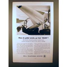 1959 Bell Telephone Ad - Guided Missiles Get Brains