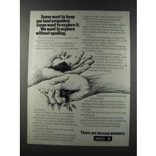 1981 ARCO Oil Ad - Explore Without Spoiling