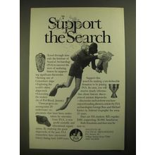 1987 Institute of Nautical Archaeology Ad - Support the Search