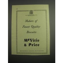1948 McVitie & Price Biscuits Ad - Makers of finest quality