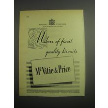 1948 McVitie & Price Biscuits Ad - quality biscuits