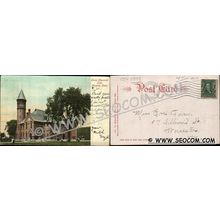 CT Norwich Postcard Slater Memorial Hall Undivided Back ct_box4~2397