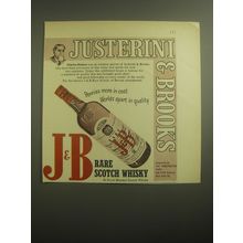 1959 J&B Scotch Ad - Justerini & Brooks Charles Dickens was an eminent patron