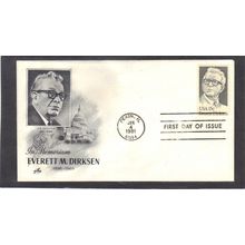 FDC Art Craft 1874 15c Everett Dirksen (Cachet-U/A) CV00322