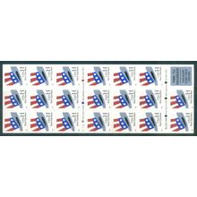 3268c 33c H Hat Very Fine MNH Pane/20 P# V1112 L00279 (2)
