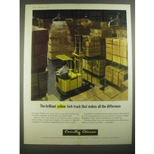1967 Coventry Climax Fork Trucks Advertisement - The brilliant yellow fork truck