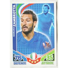 2010 Topps Match Attax World Cup Trading Card - Italy, Gianluca Zambrotta