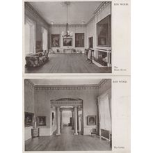 The Lobby & Music Room Kenwood House Ivy Bequest London 2x Postcard s
