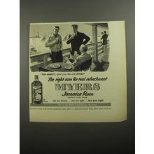 1956 Myers Rum Advertisement