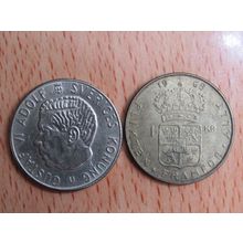 Sweden 1968 1 Silver Krone Coin
