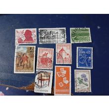 denmark danmark stamps x 40