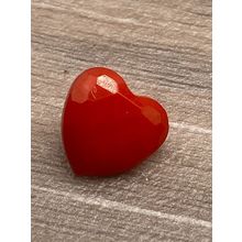 Dark Red Heart Shank Buttons 14mm Hearts Sewing Buttons Knitting Cardigans