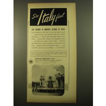 1961 Italian State Tourist Office Advertisement - See Italy First