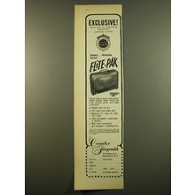 1961 Crouch & Fitzgerald Flite-Pak Luggage Advertisement - Exclusive!