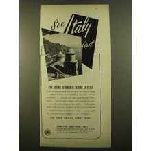 1961 Italian State Tourist Office Ad - See Italy First any season is holiday