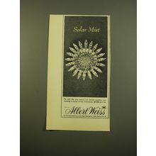 1961 Albert Weiss Pin Advertisement - Solar Mist