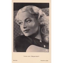 Irene Von Meyendorff Russian German Actress Old RPC Postcard