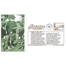 Postcard Highland Games 1922 Dancers & Veteran Scotland Scotsman - Nostalgia