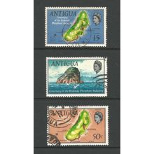Antigua 1969 Redonda Phosphate, used set. SG249-251