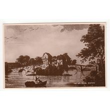 The Old Prison Bedford Postcard RP Bedfordshire