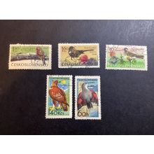 ICOLLECTZONE Czechoslovakia 1339-44 XF used birds