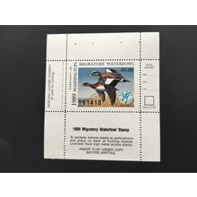 ICOLLECTZONE US 1989 Washington WA4 Booklet Pane Duck Stamp VF NH