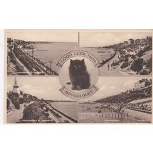 ED 443 DOVERCOURT MULTI VIEW . PRINTED POSTCARD