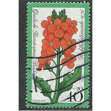 BERLIN -1976 40pf+20 'HUMANITARIAN FUNDS- GARDEN FLOWERS' FINE USED (EBID44-812)