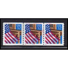 Used 2913 32c U.S. Flag Over Porch Very Fine PNC 34333/3 PA3492