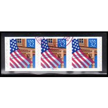 Used 2915A 32c U.S. Flag Over Porch Very Fine PNC 13231A/3 10x10 P/UL PA3584