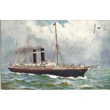 American Line SS PHILADELPHIA Tuck Oilette Postcard (9140)