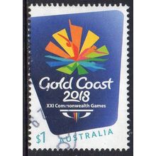 Australia 2018 Commonwealth Games, Gold Coast $1 Used