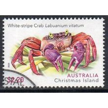 Christmas Island 2020 Crabs - White-stripe Crab $2.20 Used