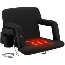 Alpcour Reclining Heated Stadium Seat with Armrests[ ]