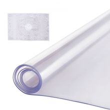 PVC Table Protector 42x72 Inch Clear Plastic Desk Protector 2.0mm Thick