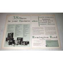 1931 Remington Rand Safe-Cabinet Equipment Ad