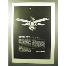 1970 Liberty Mirror Ad - Exploration of Mars